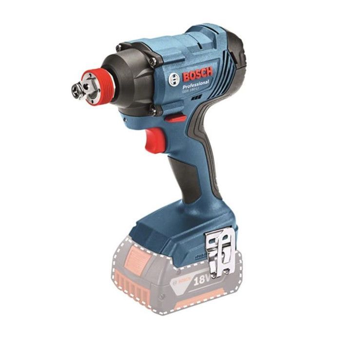 Atornillador/atornillador de impacto inalámbrico de 18 V y 180 Nm (solo herramienta) GDX 180-LI - BOSCH 06019G5226