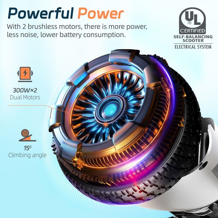 Hoverboard Bluetooth da 6,5