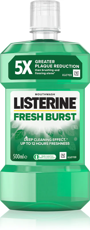 Listerine Fresh Burst Plaque-reduzierende Mundspülung