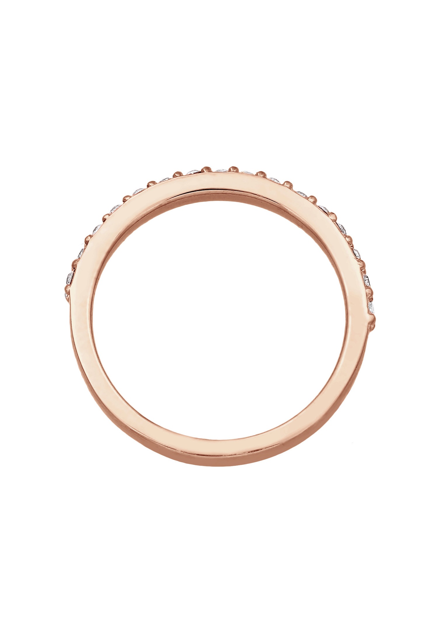 Elli Femmes Bande Mémoire élégant avec Cristal en Argent Sterling 925