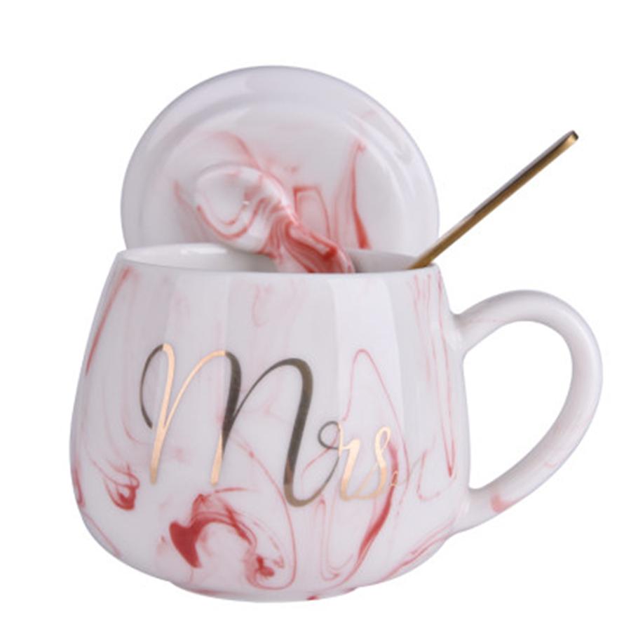 Creative Ceramic Mug Spoon Special Espresso Cups Couple Travel Home Office Fancy Beer Taza Ceramica Gift For Tea Drinker EE5MK