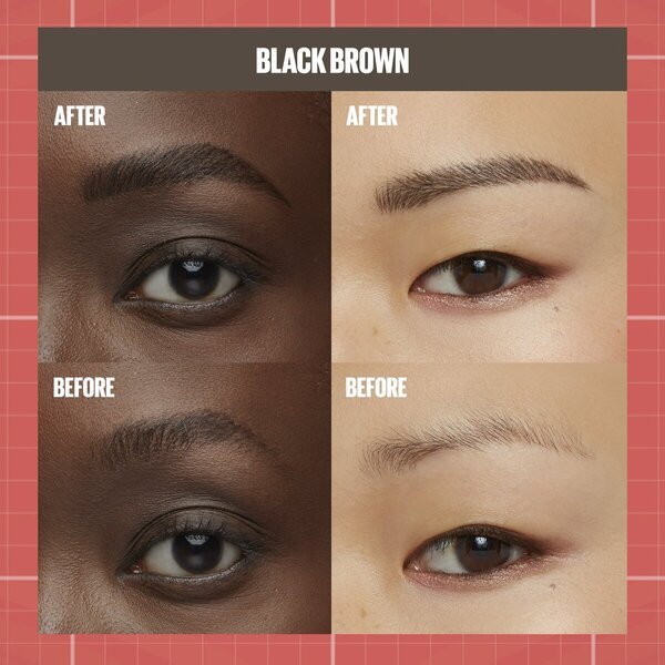 Maybelline New York Build-A-Brow olovka i gel za obrve u nijansi 262 crno-smeđa