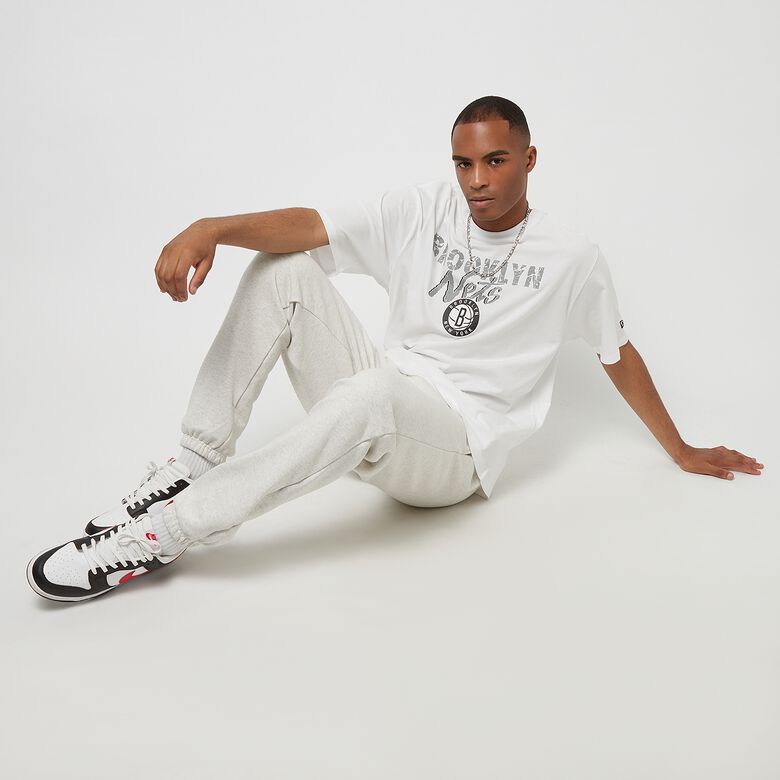 Team Script Oversized Tee Brooklyn Nets