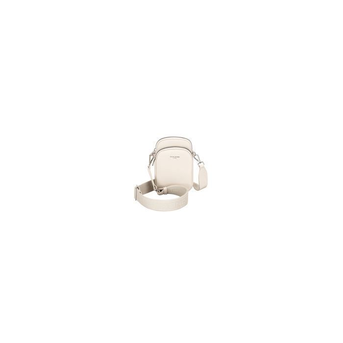Phone bag - DAVID JONES - Small shoulder bag - Synthetic nylon - Adjustable shoulder strap - Fits large smartphones