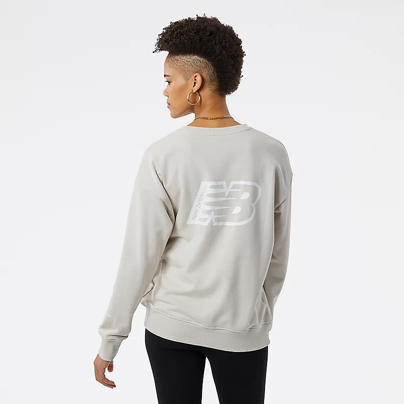 Dames NB Essentials Crew Sweatshirt – MOONBEAM