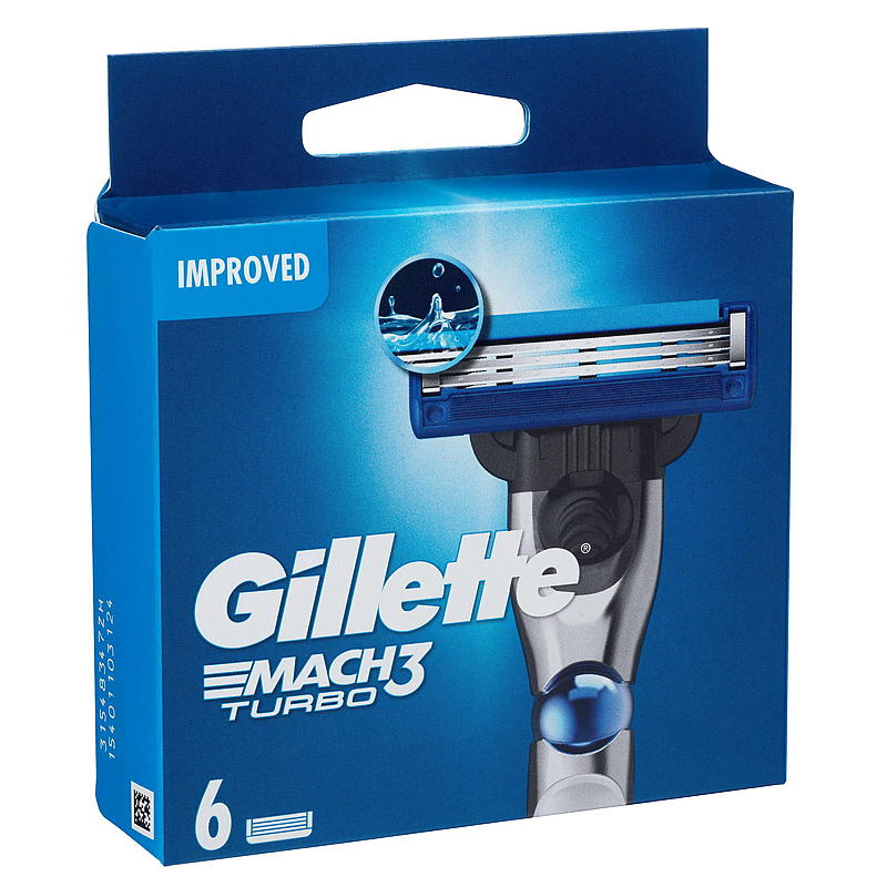 Gillette Gillette-blader 6-pakning Mach3 Turbo