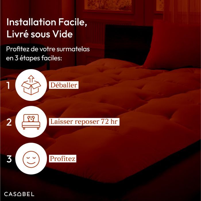 Cubrecolchón CASABEL de microfibra transpirable de 140 x 200 cm con ribete azul – Ultrasuave, antiácaros – Tamaño doble