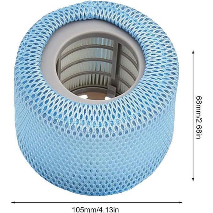 Paquete de 2 redes protectoras compatibles con el filtro Mspa The Spa, cubierta de malla para cepillo y accesorio PZCC