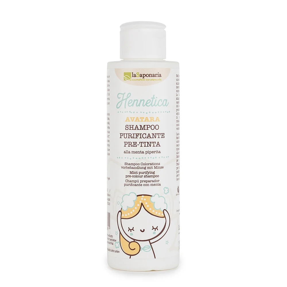 Hennetica Shampoo Pre Tinta Avatara - Shampoo Purificante, Shampoo Protezione Colore