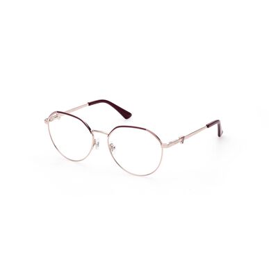 Guess glanzend bordeauxrood brillenmontuur GU2866