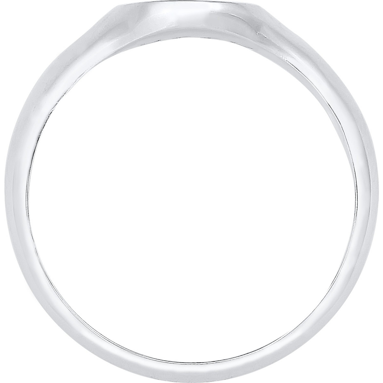 KUZZOI Chevalière Basic Minimal Robuste Massif Bague Homme - (925/1000) Argent