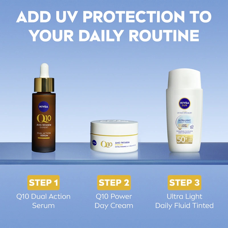NIVEA SUN Ultra Light tekoči tonik za obraz z zaščitnim faktorjem 50+