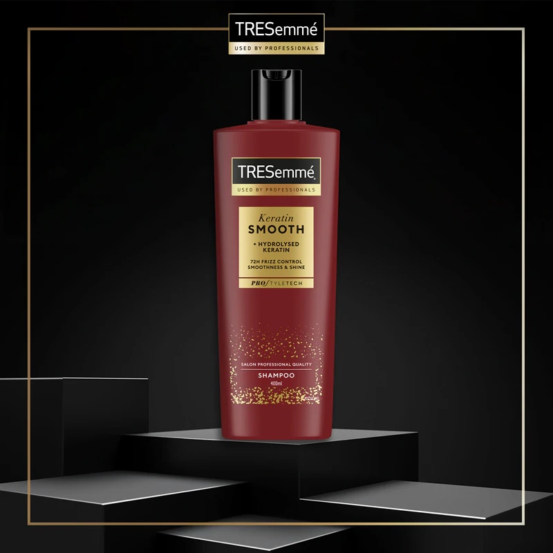 TRESemmé Keratin Smooth šampūns ar keratīnu un marulas eļļu