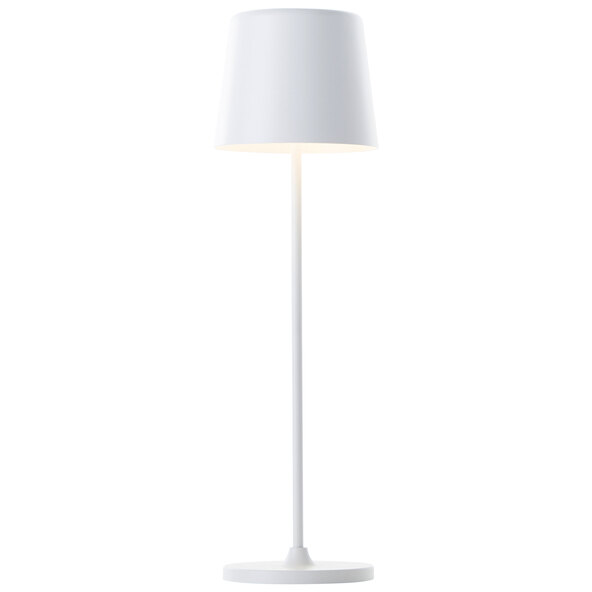 Επιτραπέζιο φωτιστικό Kaami LED με μπαταρία, ματ λευκό