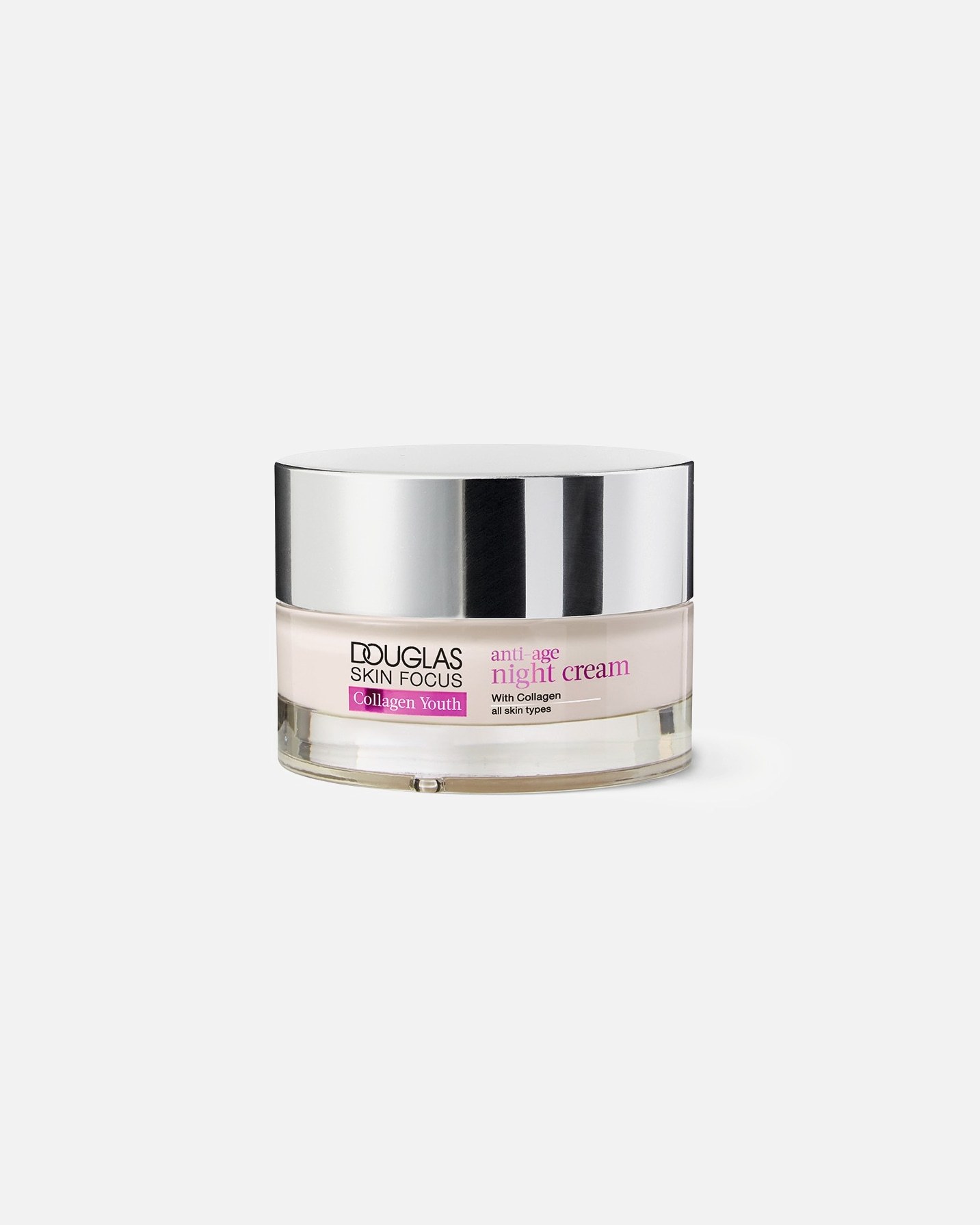 „Douglas Collection Skin Focus Collagen Youth“ naktinis senėjimą stabdantis kremas, 50 ml