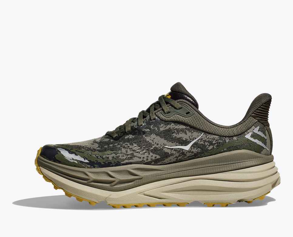 HOKA Stinson 7 Olive Haze / Forest Cover