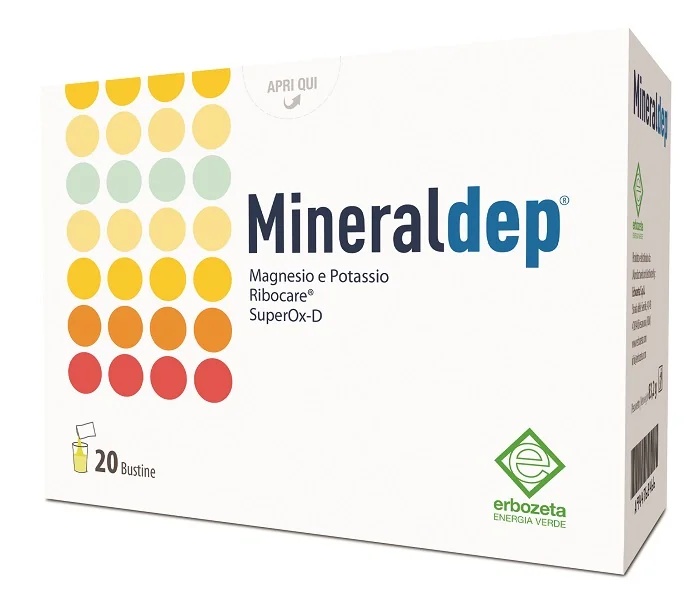ERBOZETA Erbozeta Mineraldep 20 zakjes Magnesium en kalium