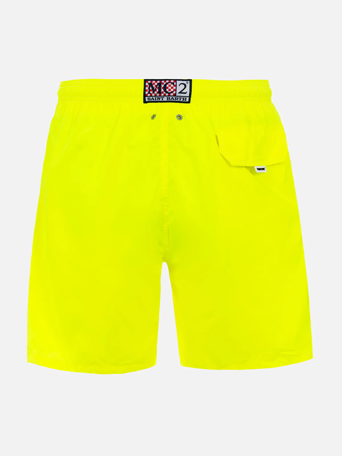 Costume da bagno da uomo tessuto leggero giallo fluo Lighting Pantone