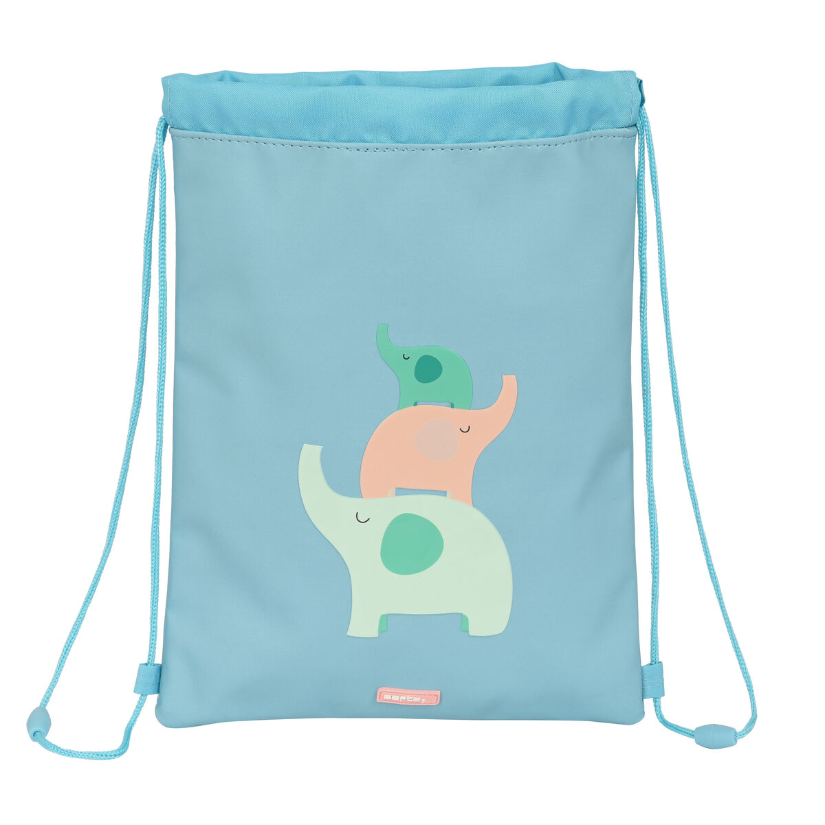  Torba Mochila Con Cuerdas Safta Elefantes