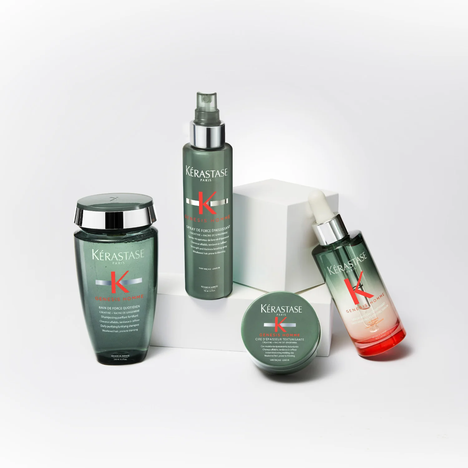 Genesis Homme Sérum Anti-Chute Fortifiant - Siero Capelli, Trattamento per Capelli, Trattamento Anticaduta Capelli