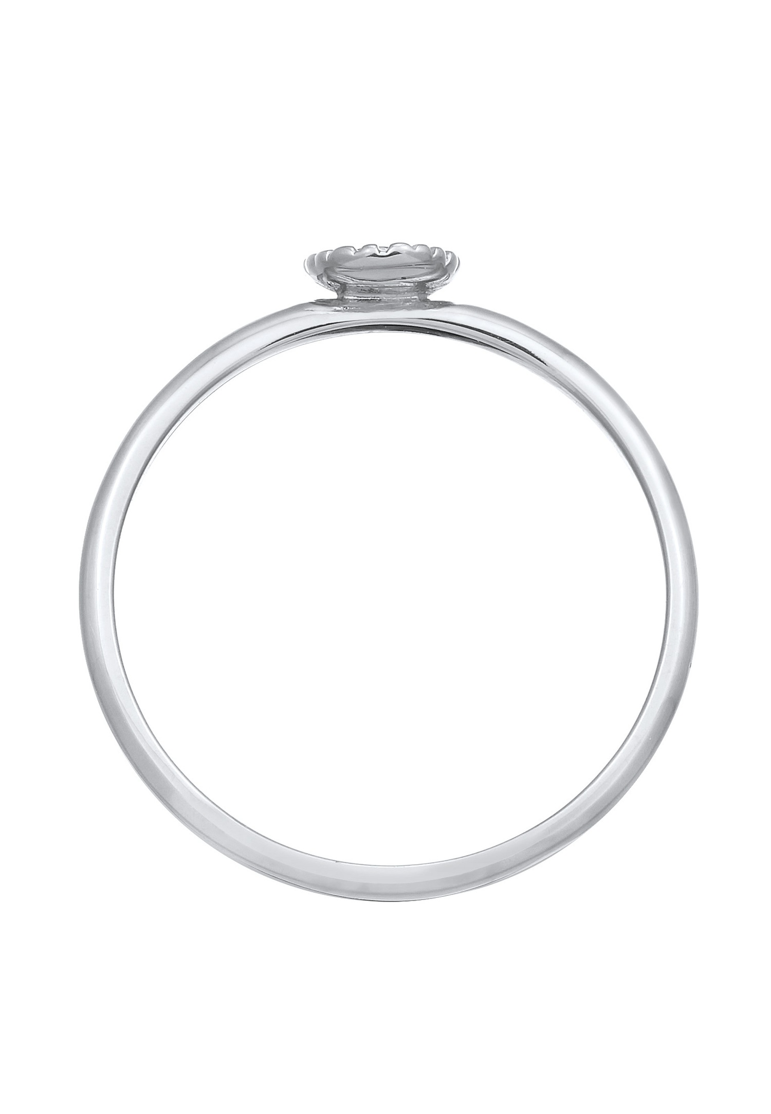 Elli Femmes Pile Fleur Boho hippie en Argent Sterling 925 Plaqué Or