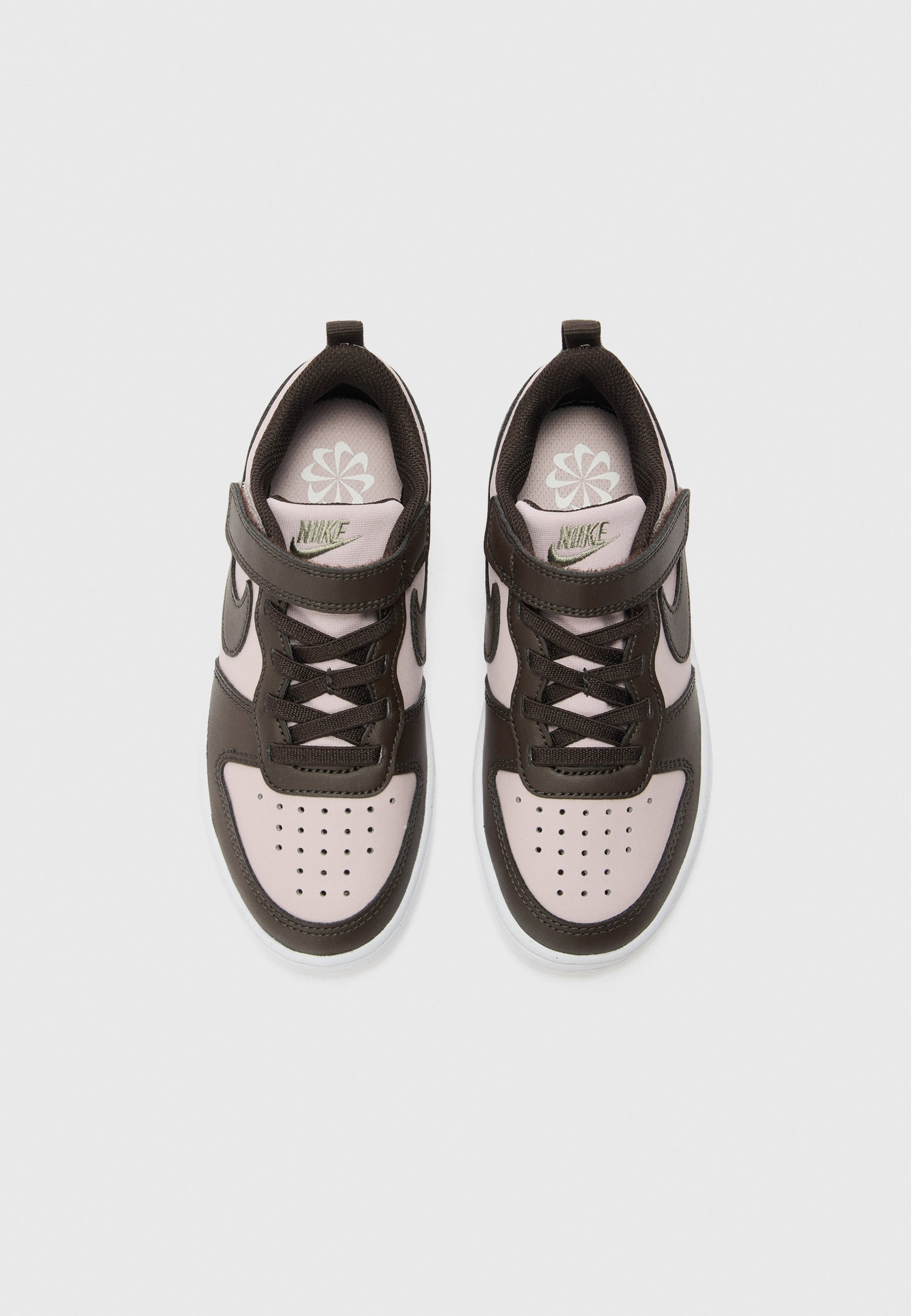 Nike Sportswear COURT BOROUGH - Buty sportowe - cząsteczkowy róż/brąz/jasna armia/biały