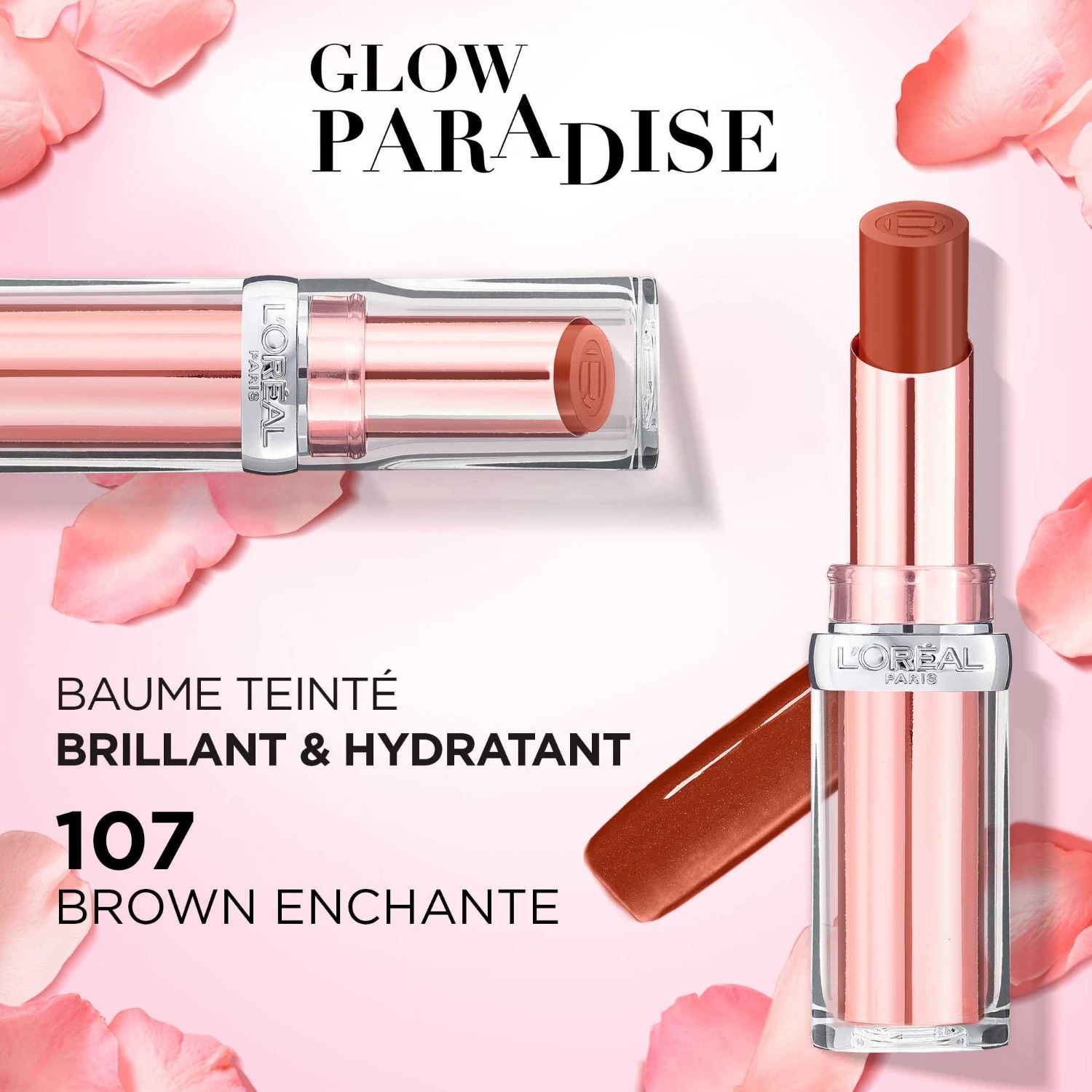 L’Oréal Paris Baume à Lèvres teinté Glow Paradise 191Nude Heaven