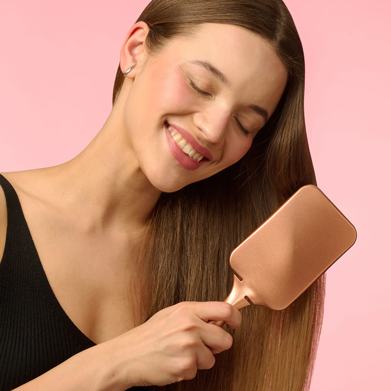 Escova de cabelo tipo pá com cerdas de javali BrushArt