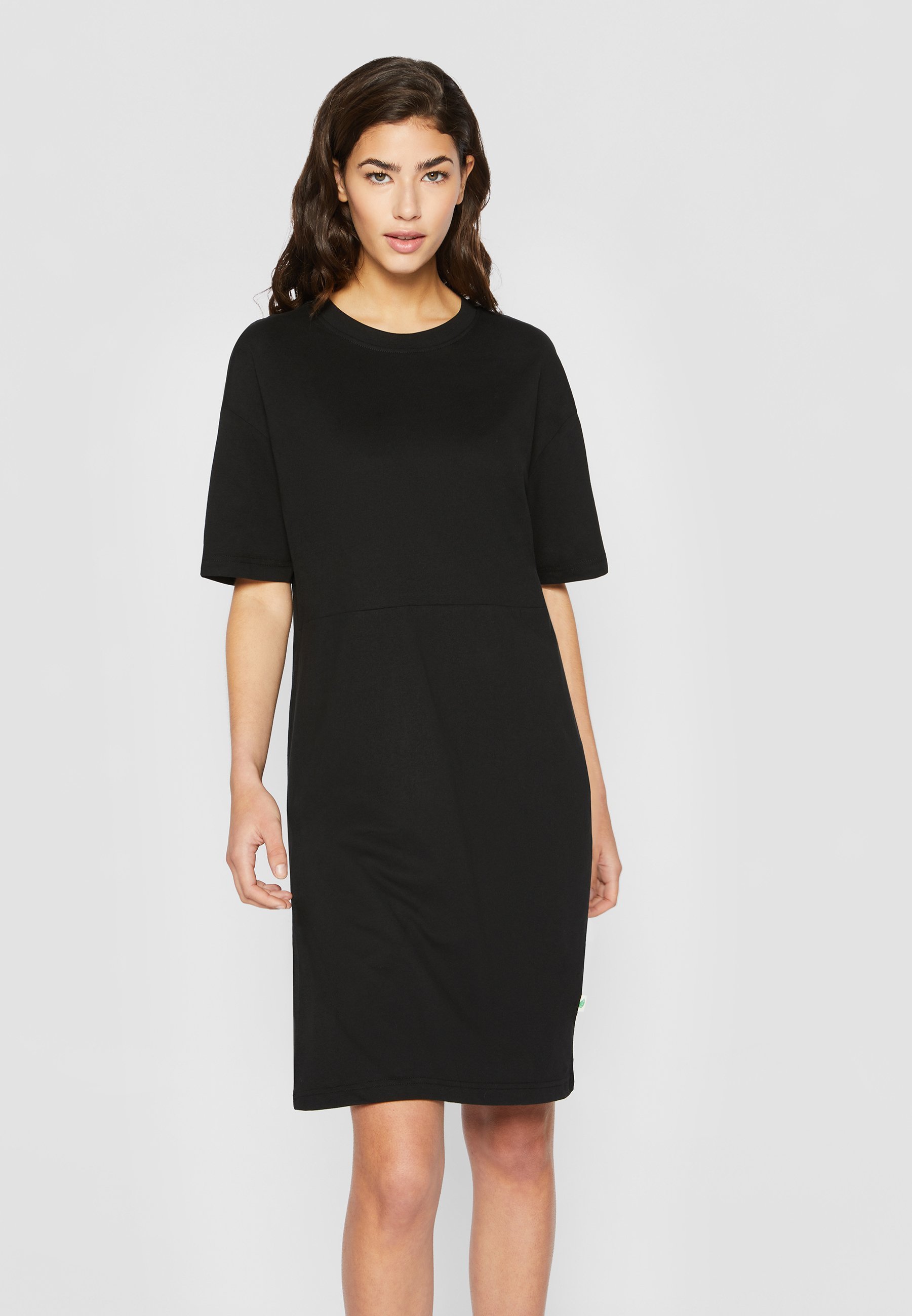 Urban Classics Jersey jurk - zwart
