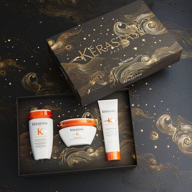 Kérastase Nutritive Pack Shampoo Bain Satin Riche Lait Vital Conditioner Set pro suché vlasy 1 jednotka 1 jednotka