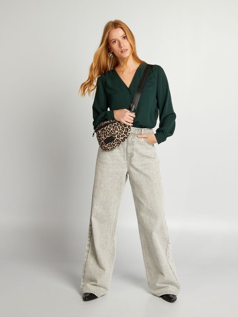 Blusa com botões - VERDE