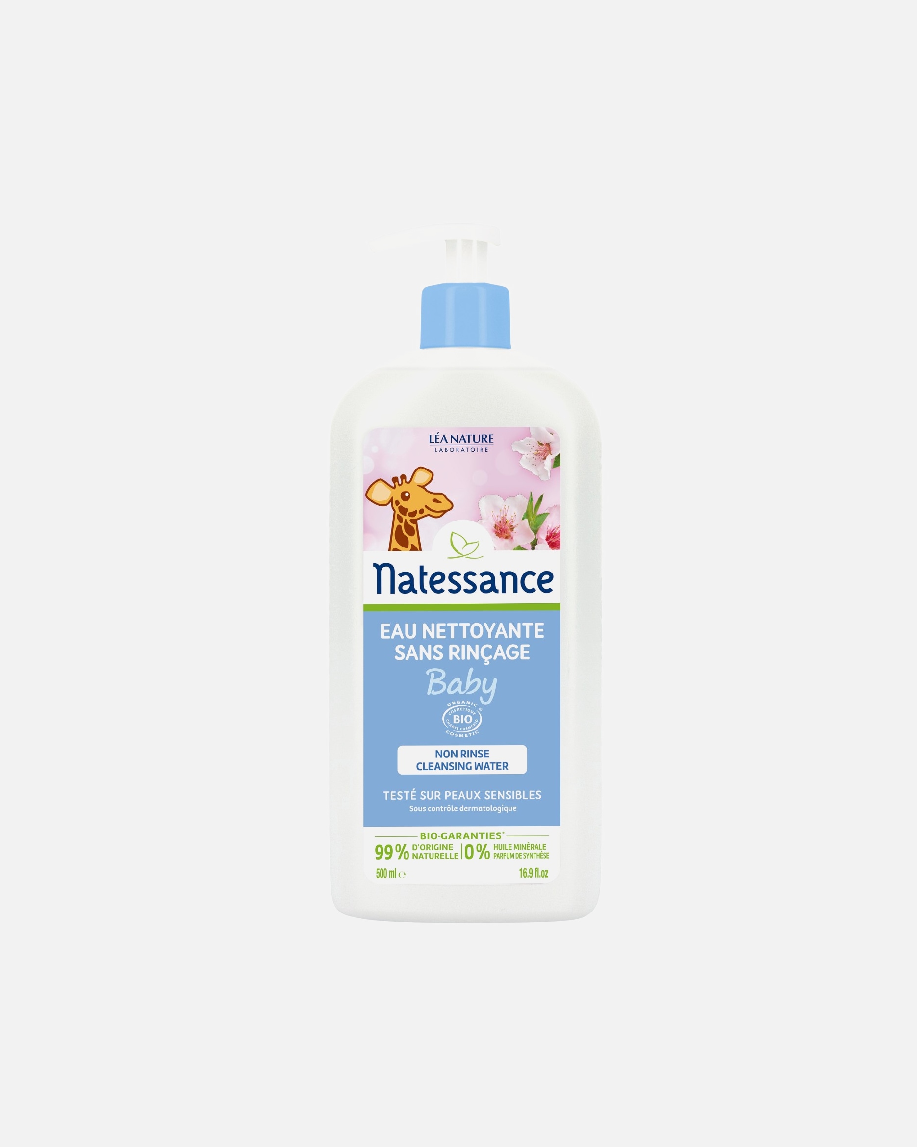 Natessance Eau nettoyante sans rinçage