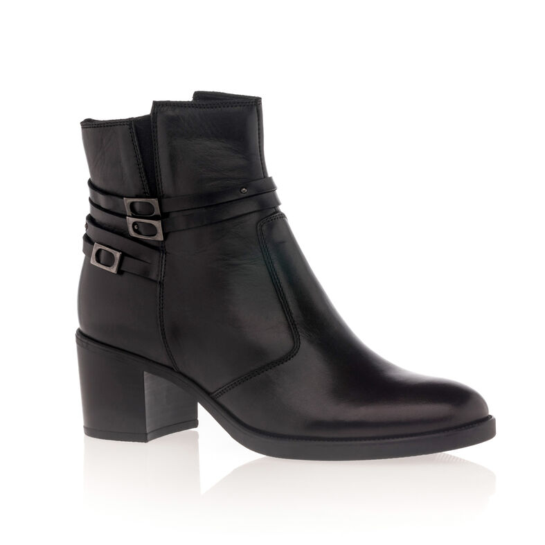 Schwarze Damenstiefel / Stiefeletten