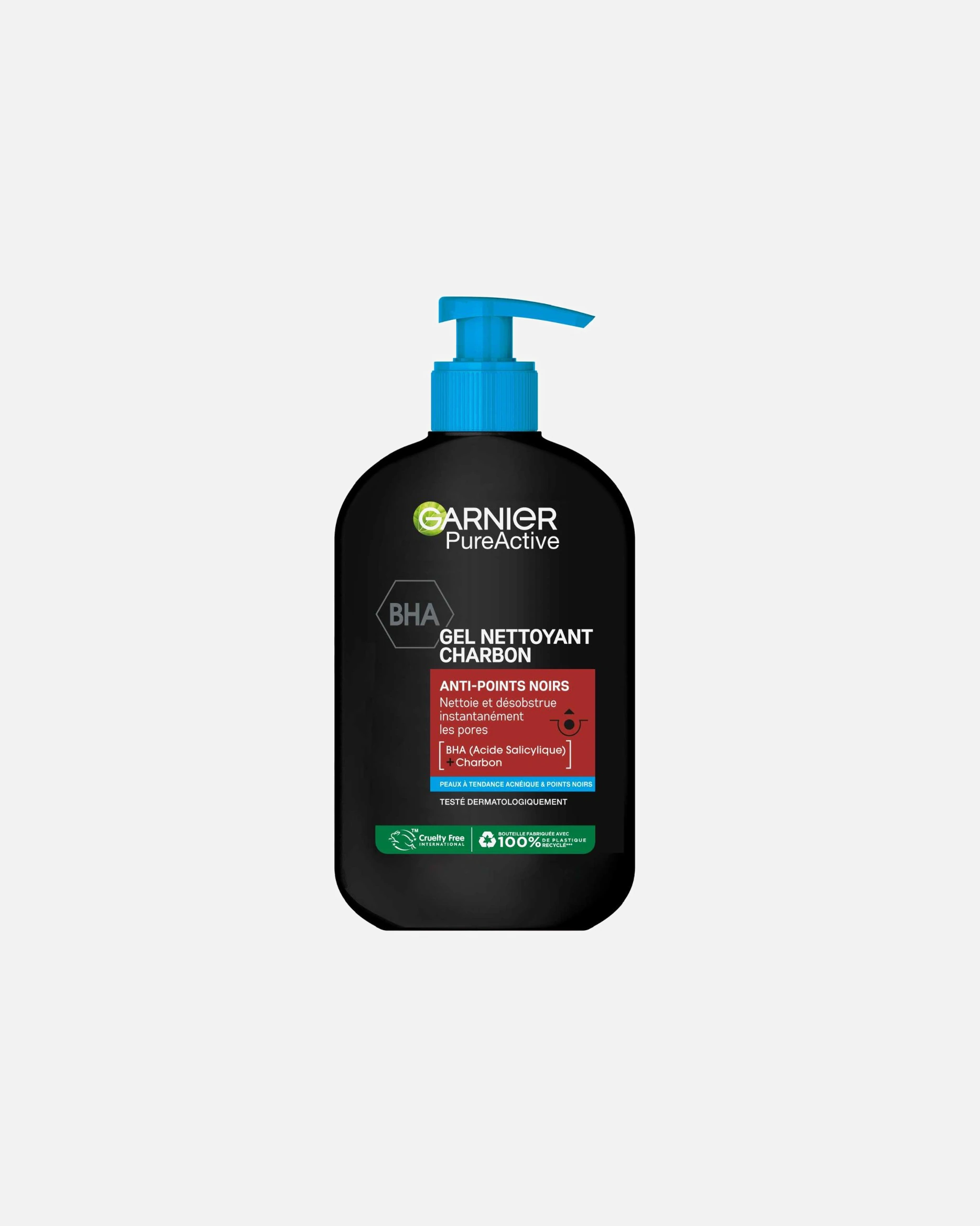 Garnier Gel nettoyant pour visage au charbon anti-points noirs