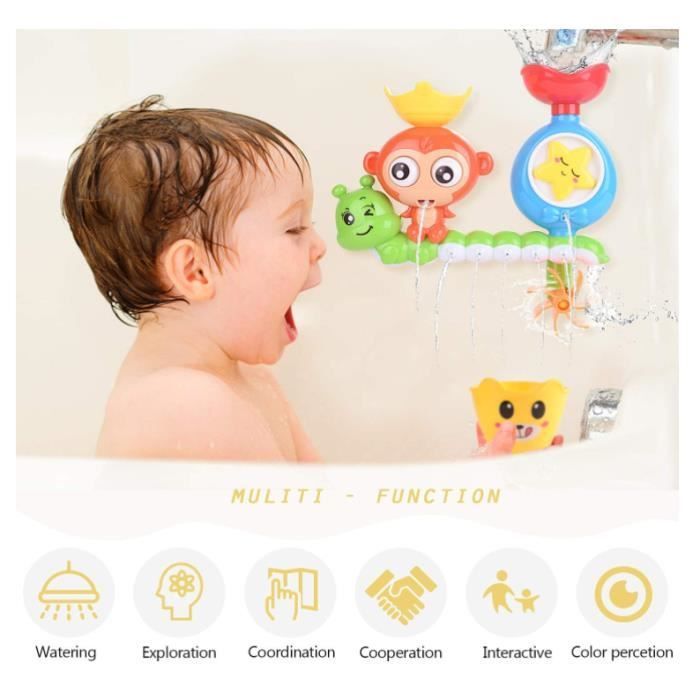 Juguete de baño con forma de cascada - Marca - Modelo - ABS duradero y ecológico - Bebé - Unisex
