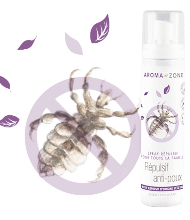 Spray repellente antipidocchi