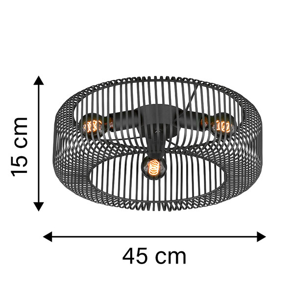 Φωτιστικό οροφής LED Cage, 12 W, 180 lm