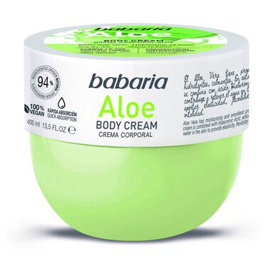 Kūno kremas Babaria Aloe Vera 400 ml 400 ml