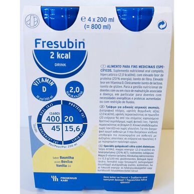 Fresubin 2 kcal vaniljedrikk 4 x 200 ml