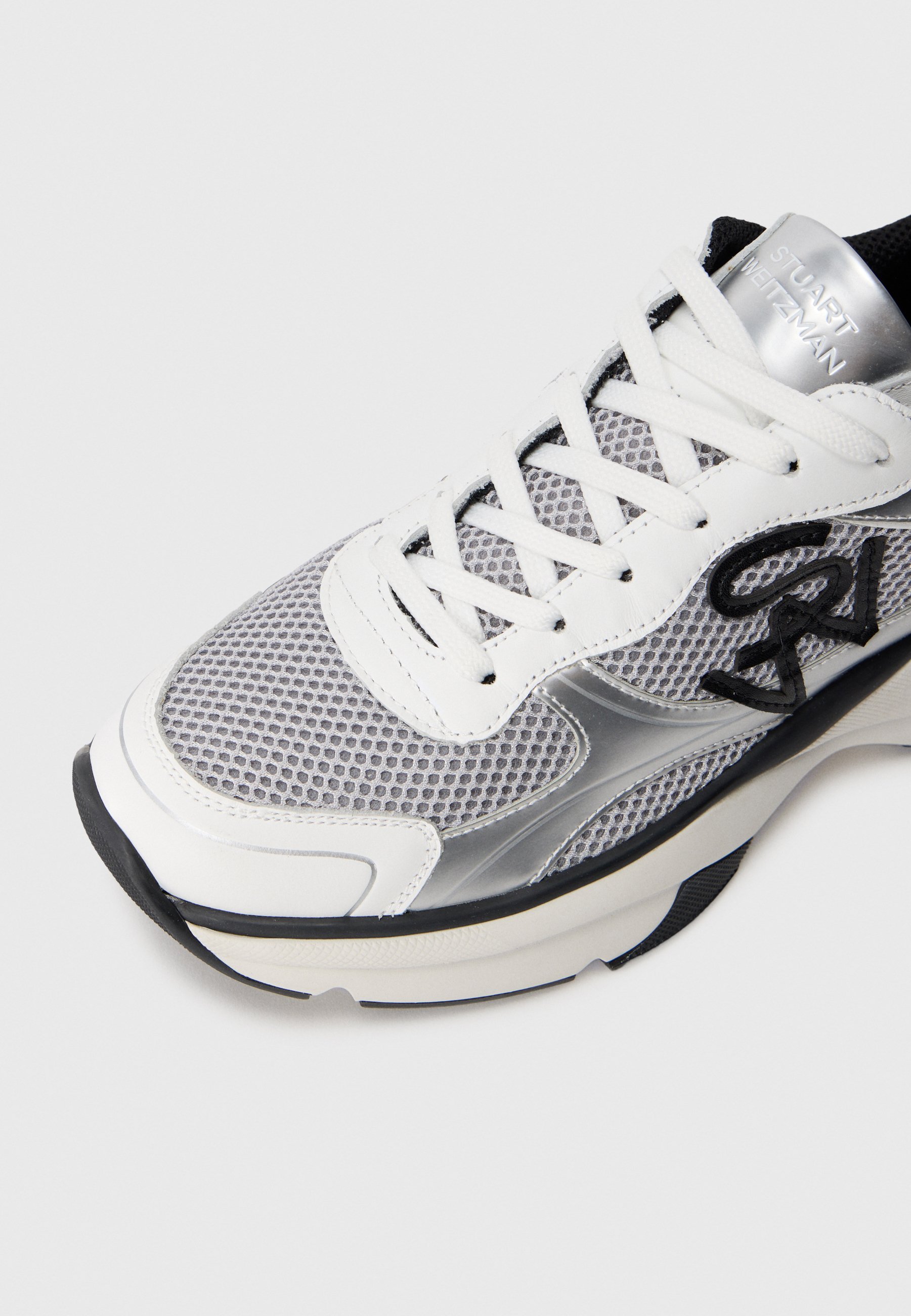 Stuart Weitzman sneakers - wit/zilverkleurig