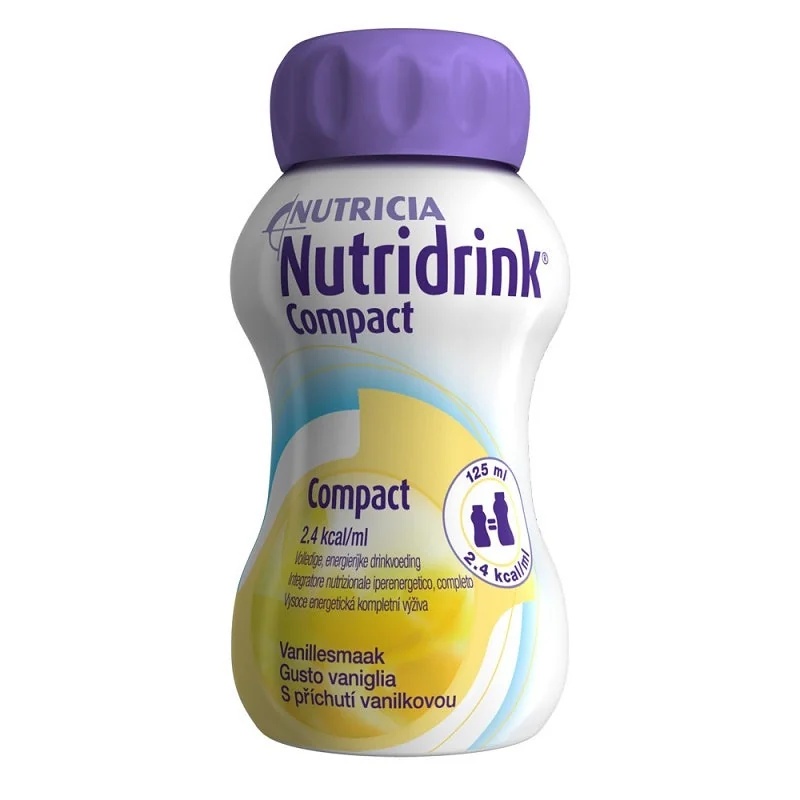 NUTRICIA Nutridrink Compact Vanille voedingssupplement 4x125 ml