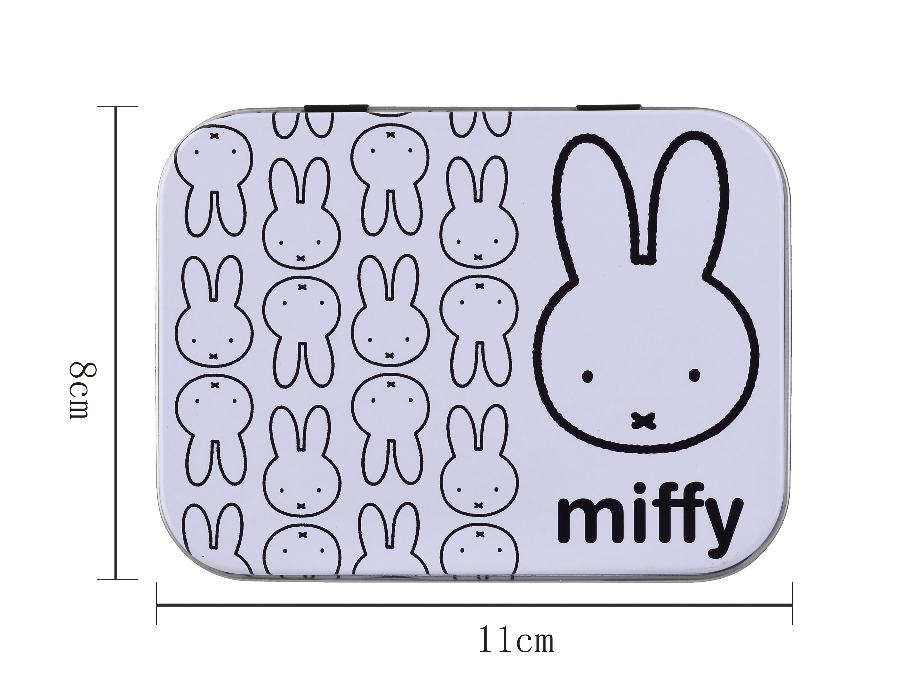 Miffy Metal Box s obväzmi Domov