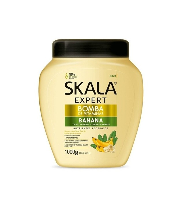 Vitamīnu bumbas kondicionieris ar banānu Profesionāli kondicionieri