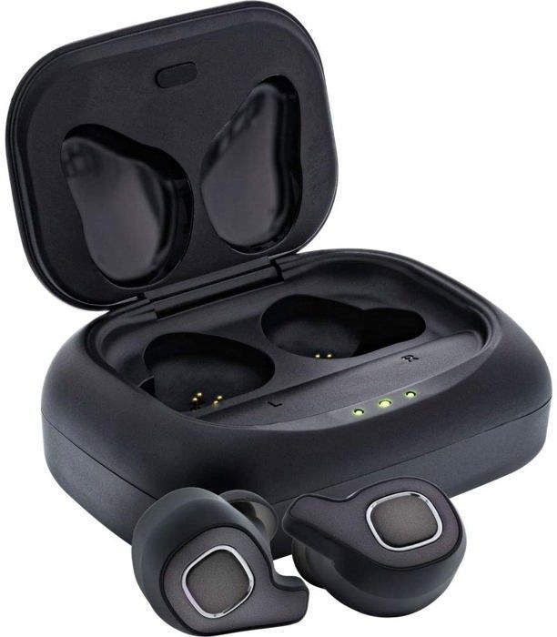 Inline Pure Air TWS — True Wireless Bluetooth In-Ear Headphones, Qi Power Bank Case, Black