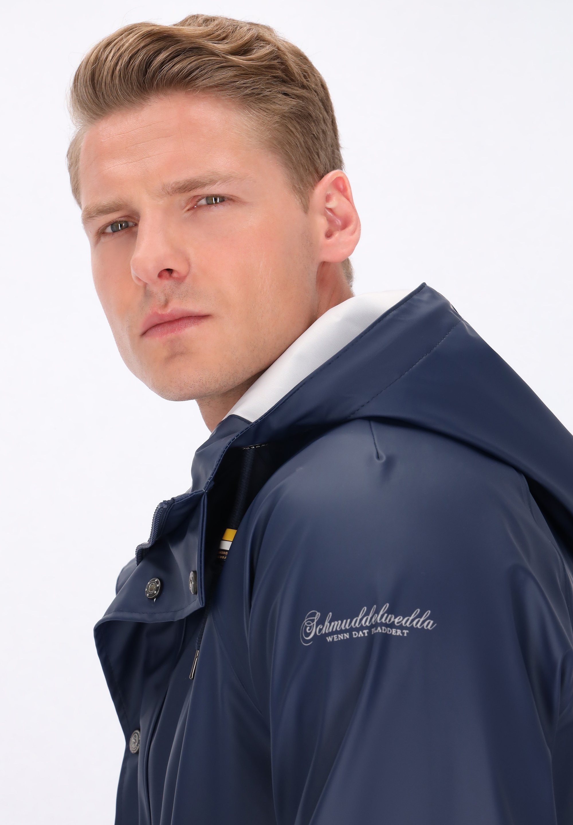 Schmuddelwedda Wasserdichte Jacke - Marineblau