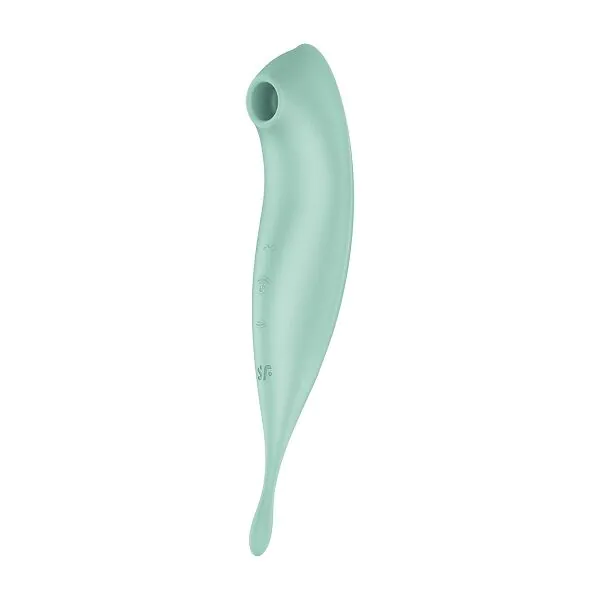 Satisfyer Masażer Twirling Pro Connect App Mint uka