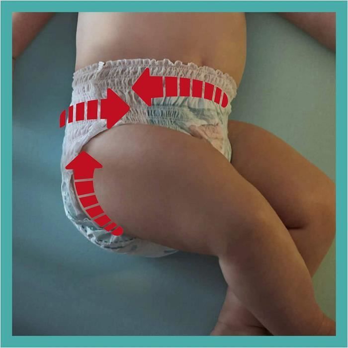 PAMPERS PANTS TAILLE 5 BABY-DRY COUCHES-CULOTTES 94 COUCHES (12-17 KG)