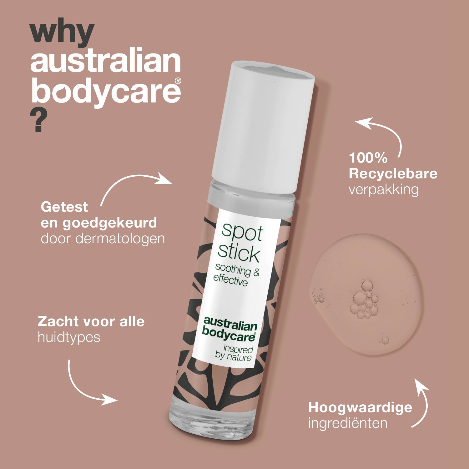 „Australian Bodycare“ spuogų gydymo pieštukas – 9 ml