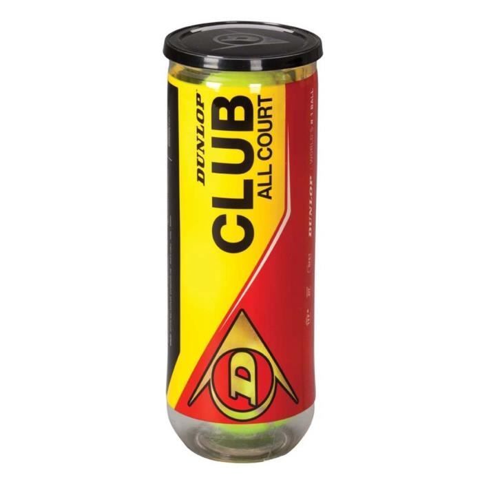 DUNLOP 3-Ball Tennis Ball Pack - All Surfaces