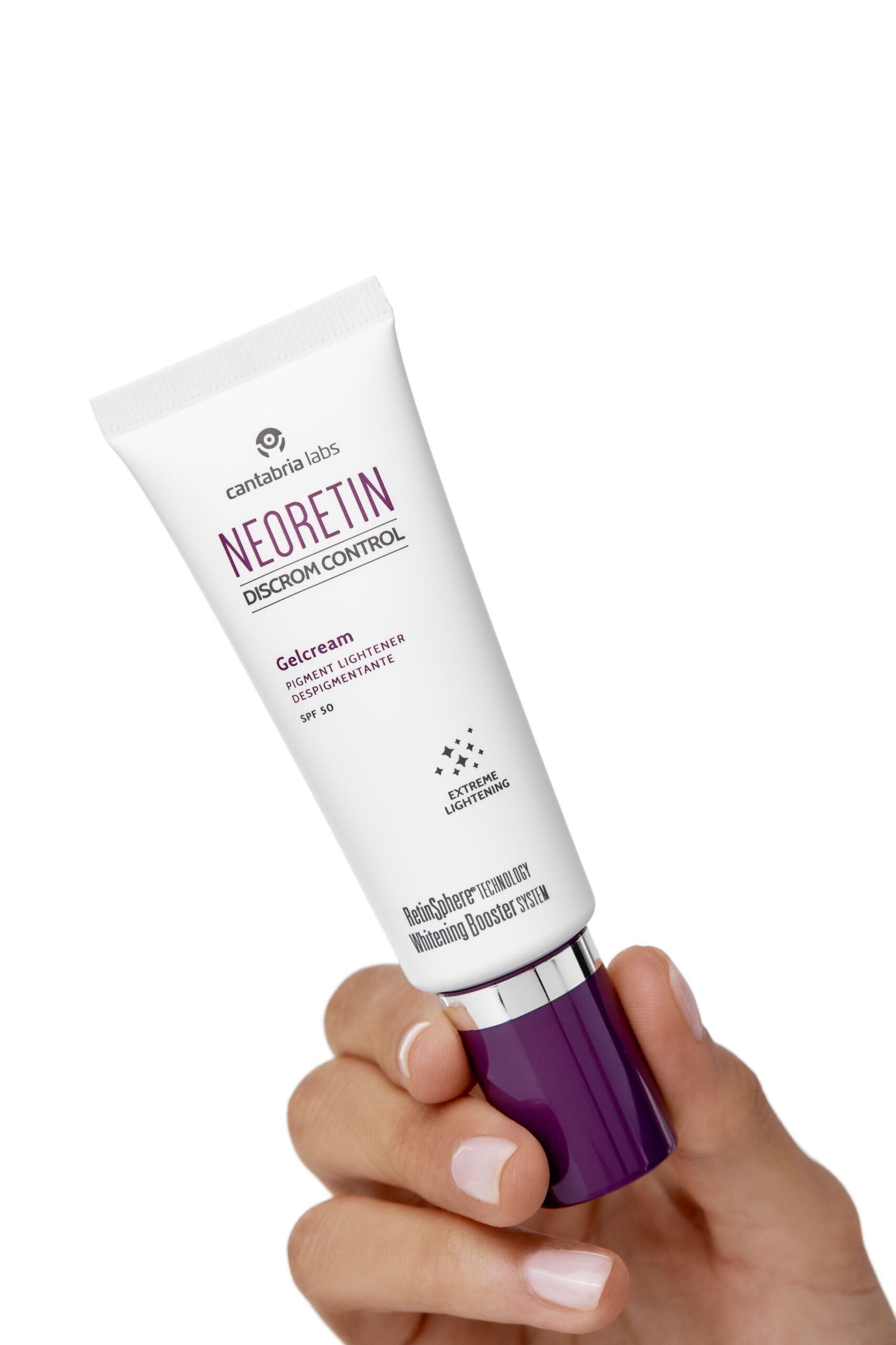 Neoretin Discrom Control gél/krém SPF 50 Reflektorové krémy